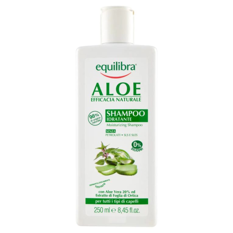 Feuchtigkeitsspendendes Aloe-Shampoo, für alle Haartypen, 250ml, Equilibra